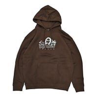 SALE THUNDER TRUCKS FROG フロッグ サンダー スケボー パーカー 　THUNDER TRUCKS x FROG HOODIE (BROWN)