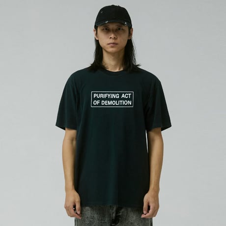 FORMER Tシャツ 半袖 ブラック フォーマー　FORMER ACTION T-SHIRT （WASHED BLACK）