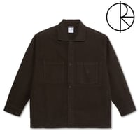 SALE POLAR SKATE CO オーバーシャツ ポーラー　BRUSHED TWILL THEODORE OVERSHIRT （BROWN）