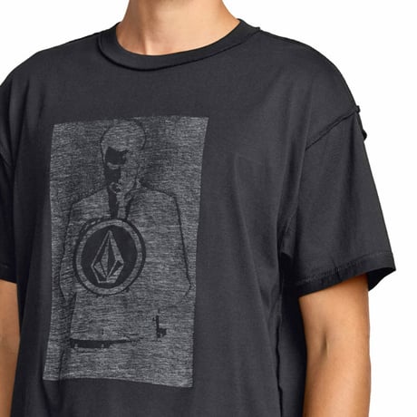 VOLCOM ボルコム Tシャツ 半袖 ブラック メンズ　POVJ SST （BLK）
