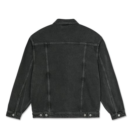 SALE  POLAR SKATE CO デニム ジャケット ポーラー　DENIM PATRIK JACKET （SILVER BLACK）