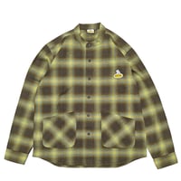KM4K シャツ 長袖 カモシカ　KM4K KM4K ORIGIN LONG-SLEEVED SHIRT フランネル （BROWN系チェック）
