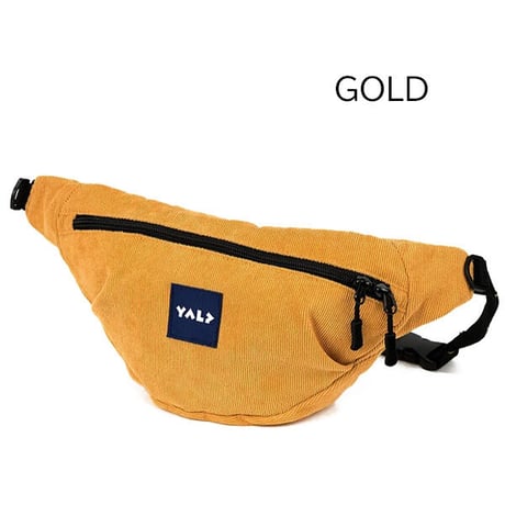 YALP バッグ　YALP RUGBY BB（GOLD　NAVY） ヤルプ ボディバッグ