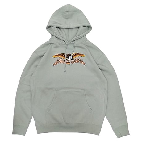 ANTIHERO SKATEBOARDS パーカー アンタイヒーロー グリーン系　EAGLE PULLOVER HOODIE （DUSTY SAGE）