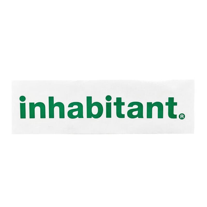 ステッカー シール インハビタント inhabitant inhabitant logo st