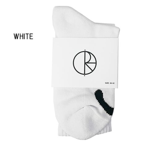 POLAR SKATE CO ソックス ポーラー ホワイト グレー ブラック　HAPPY SAD SOCKS  （3カラー）