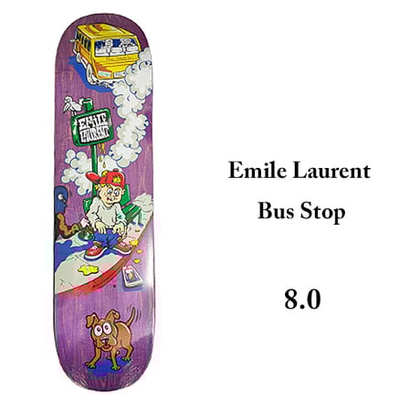 POLAR SKATE DECK 8.0インチ ポーラー デッキ　Emile Laurent - Bus Stop