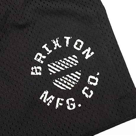 SALE BRIXTON パンツ ショーツ ブリクストン メンズ　SHIELD CREST MESH SHORT PANTS （BLACK）