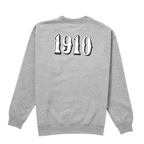 1910 9teenten クルー スウェット トレーナー　1910 OG Font Crew Fleece （Athletic Heather）ナインティーン テン