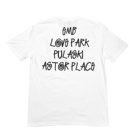 DEAR, STUPID TEE LTD ディアースケーティング 半袖 Tシャツ （WHITE）