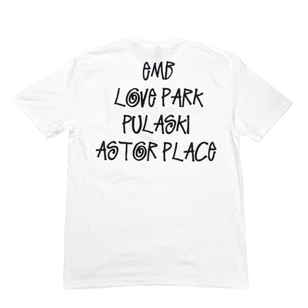 DEAR, STUPID TEE LTD ディアースケーティング 半袖 Tシャツ （WHITE