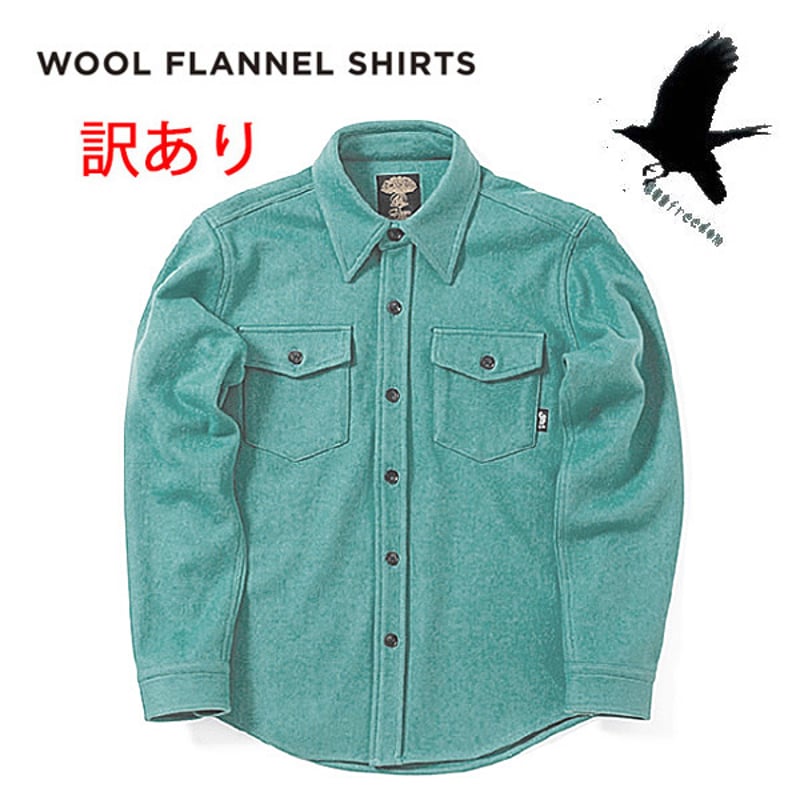 greenclothing WOOL FLANNEL SHIRTS 22-23 GREEN CLOTHING WOOL
