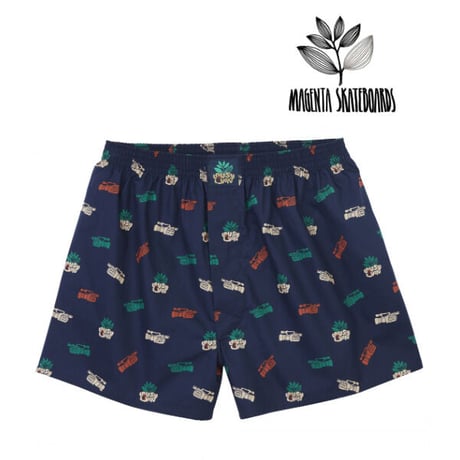 SALE MAGENTA SKATEBOARDS ボクサーショーツ メンズ マゼンタ マジェンタ　LOUSY LIVIN BOXERS SHORTS（NAVY BLUE）