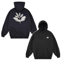 MAGENTA スウェット パーカ マジェンタ　MOUNTAINS HOODIE (BLACK)