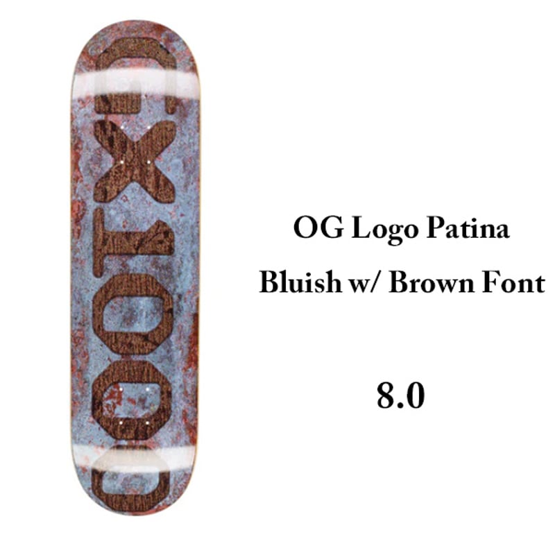 GX1000 デッキ 8.0インチ ジーエックスセン DECK OG Logo Patina