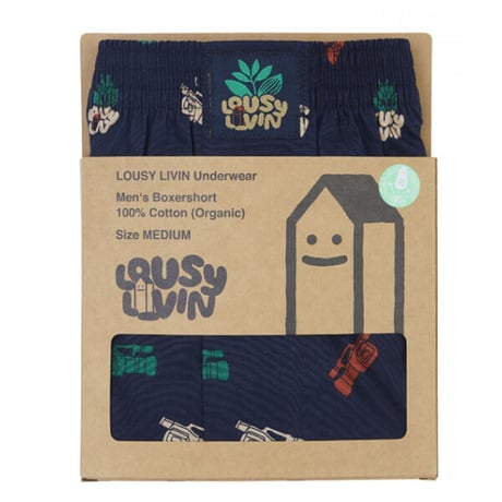 SALE MAGENTA SKATEBOARDS ボクサーショーツ メンズ マゼンタ マジェンタ　LOUSY LIVIN BOXERS SHORTS（NAVY BLUE）