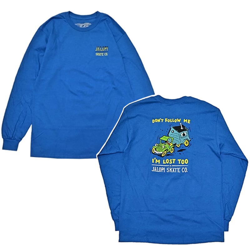 ANTIHERO SKATEBOARDS Tシャツ アンタイヒーロー 青 長袖 ANTI HE