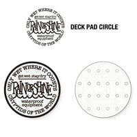 25-26 rain or shine デッキパッド レインオアシャイン RAIN OR SHINE DECK PAD CIRCLE (BLACK　WHITE)