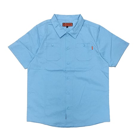 SALE ANTIHERO SKATEBOARDS 半袖 シャツ アンタイヒーロー　ANTI HERO HECHO POR SKATE CUSTOM S/S WORK SHIRT