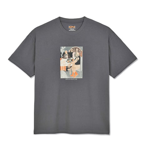SALE  POLAR SKATE CO Tシャツ　 Polar Skate Co. |  polar skateboard RIDERS TEE  (GRAPHITE） 半袖 メンズ ポーラー
