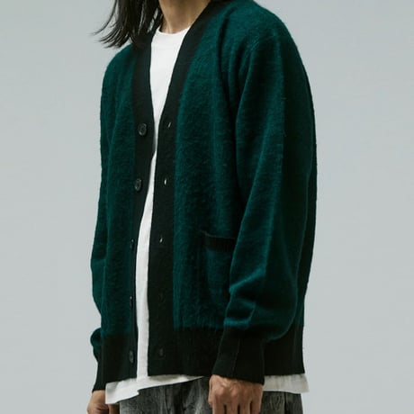 FORMER ニット カーディガン フォーマー　FORMER ACTION CARDIGAN （PETROL）