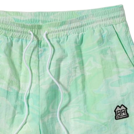 SALE 半額 inhabitant ショーツ　inhabitant Boatmans Dry Shorts （GN：グリーン） ism23ob12 ショートパンツ インハビタント