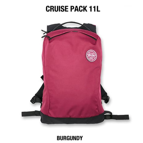 25-26 rain or shine バックパック リュック レインオアシャイン RAIN OR SHINE CRUISE PACK 11L (BLACK　BURGUNDY　420ART)