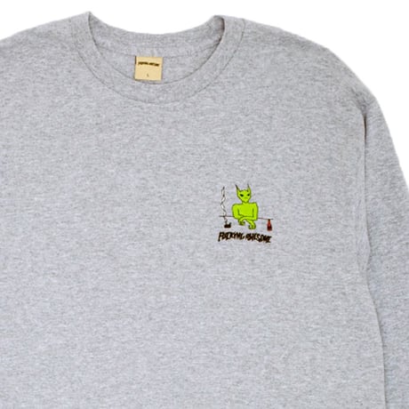 FUCKING AWESOME ファッキンオーサム 長袖 Tシャツ　FUCKINGAWESOME Drunk and Sad Long Sleeve Tee （Heather Grey）