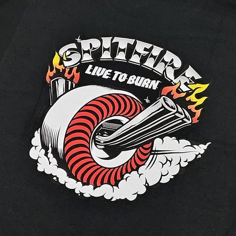 SPITFIRE WHEELS Tシャツ 半袖 スピットファイア　SPIT FIRE BURNOUT S/S POCKET TEE（BLACK）