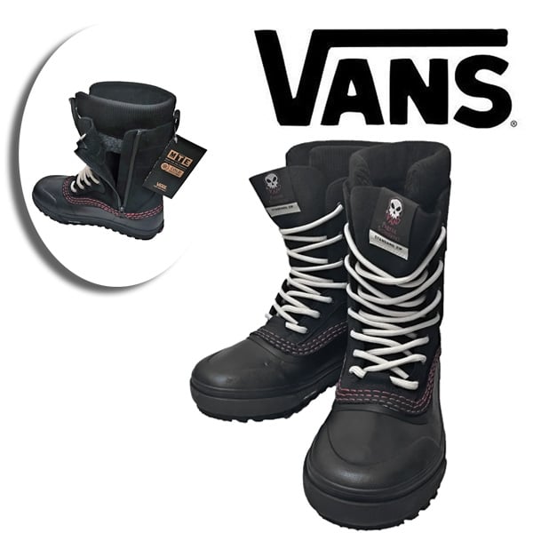 スノーブーツ VANS バンズ STANDARD MID SNOW MTE BLACK WHITE スノーブーツ VANS バンズ STANDARD MID SNOW MTE BLACK WHITE