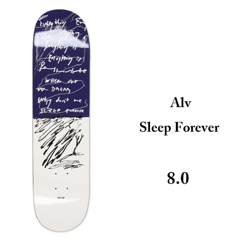 POLAR SKATE DECK 8.0インチ ポーラー デッキ Alv Sleep For