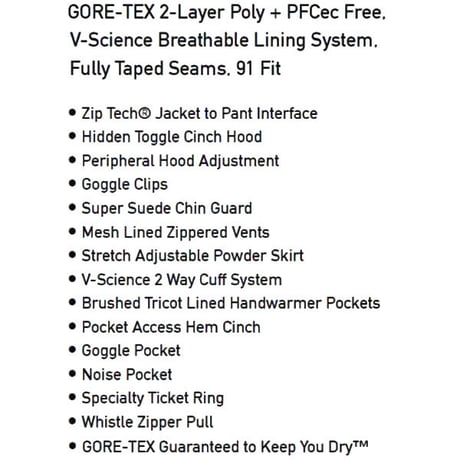 “旧モデル OUTLET SALE” VOLCOM スノーボード ウェア ボルコム メンズ　MENS DUA GORE-TEX JACKET （White）