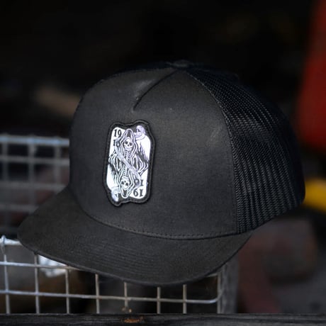 1910 9teenten  CAP キャップ メッシュキャップ ナインティーン テン ブラック　1910 Ace of Snakes Trucker  （Black） MS126266