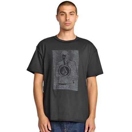 VOLCOM ボルコム Tシャツ 半袖 ブラック メンズ　POVJ SST （BLK）