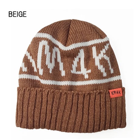 SALE ビーニー メンズ レディース カモシカ KM4K TEAM MANAGER BEANIE 8 （BEIGE　BLUE　LIGHT PINK）