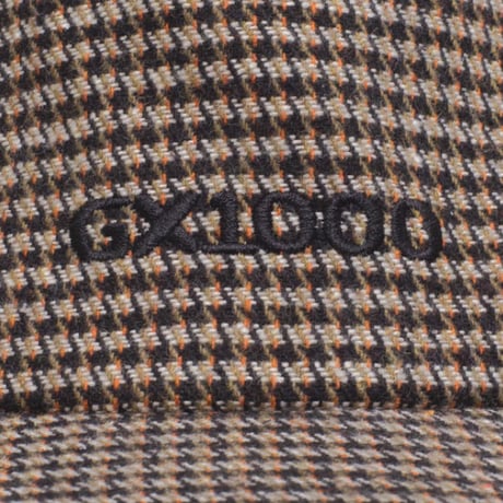GX1000 キャップ ジーエックスセン CAP　Mini OG Logo Houndstooth Hat （Brown / Black）