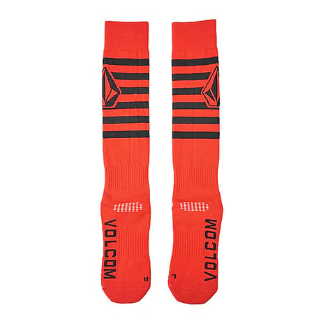 VOLCOM メンズ ボルコム スノーボードウェアラインソックス MENS KOOTNEY SOCK（ORANGE）