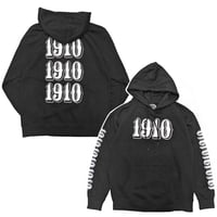 1910 9teenten パーカー　1910 3 UP PULLOVER HOODIE （BLACK） MS125187 フードスウェット ナインティーン テン