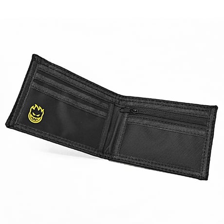 SPITFIRE WHEELS  財布 スピットファイア　SPIT FIRE FLAMES SCRIPT BIFOLD WALLET（BLACK）