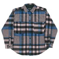 SALE QUASI シャツ クワジ　Screen Flannel Shirt （Puce）