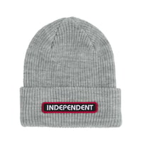 INDEPENDENT SKATEBOARD ビーニー インディペンデント　B/C Groundwork Independent Beanie (Hthr Grey)