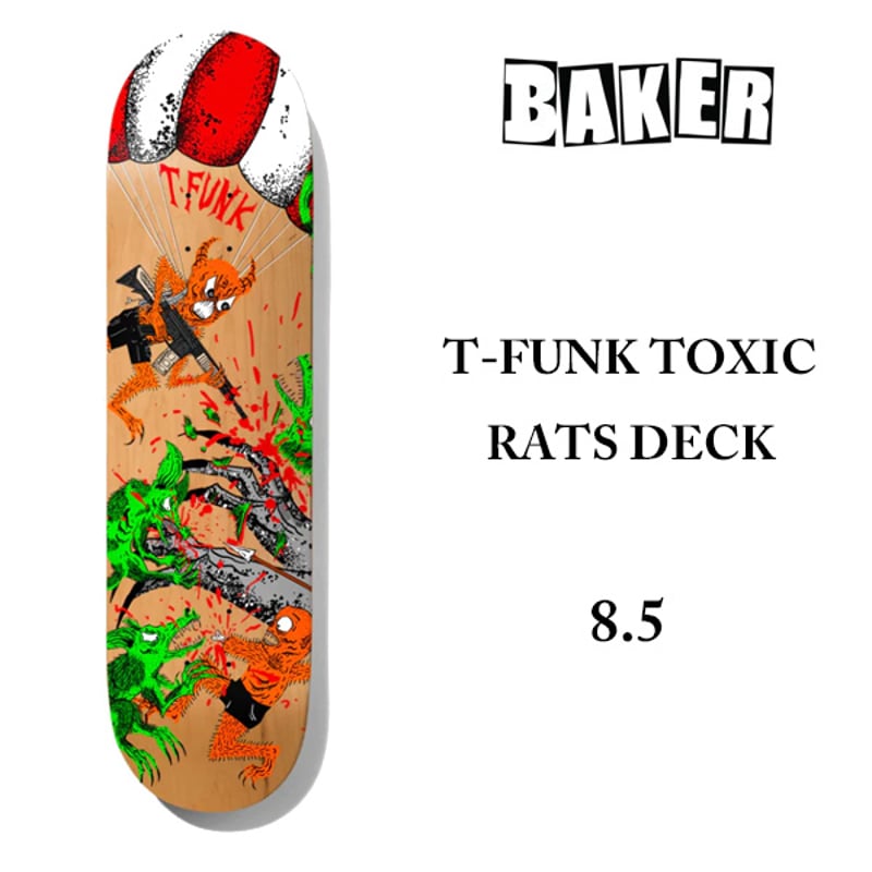 BAKER デッキ 【 8.5インチ 】 BAKER SKATEBOARDS T-FUNK T...