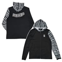 VOLCOM ラッシュガード ボルコム　RAMP STONE HOOD LONG SLEEVE （BLACK）