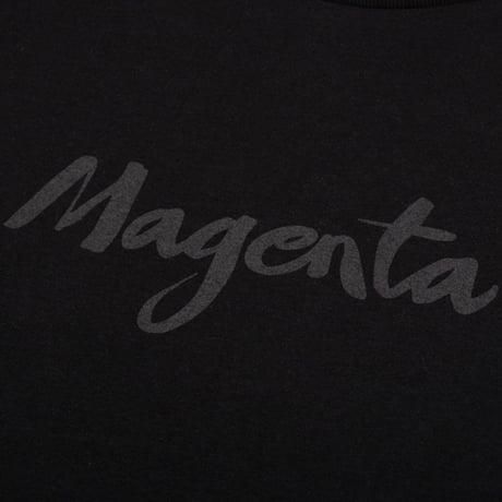 MAGENTA SKATEBOARDS Tシャツ 半袖  ブラック マゼンタ マジェンタ　SCRIPT TEE （BLACK)