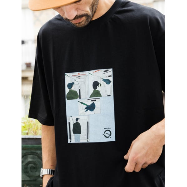 MAGENTA SKATEBOARDS Tシャツ 半袖 黒 マゼンタ マジェンタ FREE R