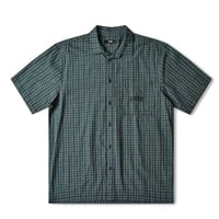 FORMER シャツ 半袖 フォーマー チェック　MANNERS CHECK SS SHIRT（RIVER）