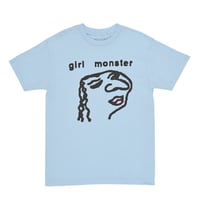 SALE QUASI Tシャツ 半袖  青 クワジ クワージー クアジ　QUASI SKATEBOARDS Girl Monster Tee （Powder Blue)