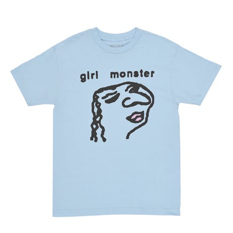 SALE QUASI Tシャツ 半袖  青 クワジ クワージー クアジ　QUASI SKATEBOARDS Girl Monster Tee （Powder Blue)