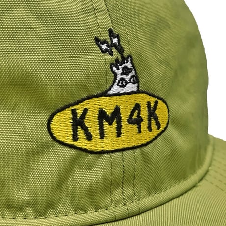 KM4K キャップ　NYLON CAP （GREEN　ORANGE） カモシカ  ナイロンキャップ