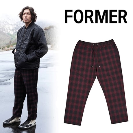 SALE FORMER パンツ フォーマー　FORMER PRAYER CHECK PANT （PLAID）